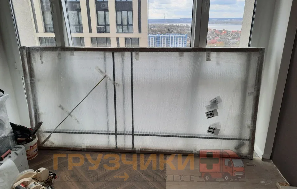 Підйом розсувних дверей на 18 поверх фото 8